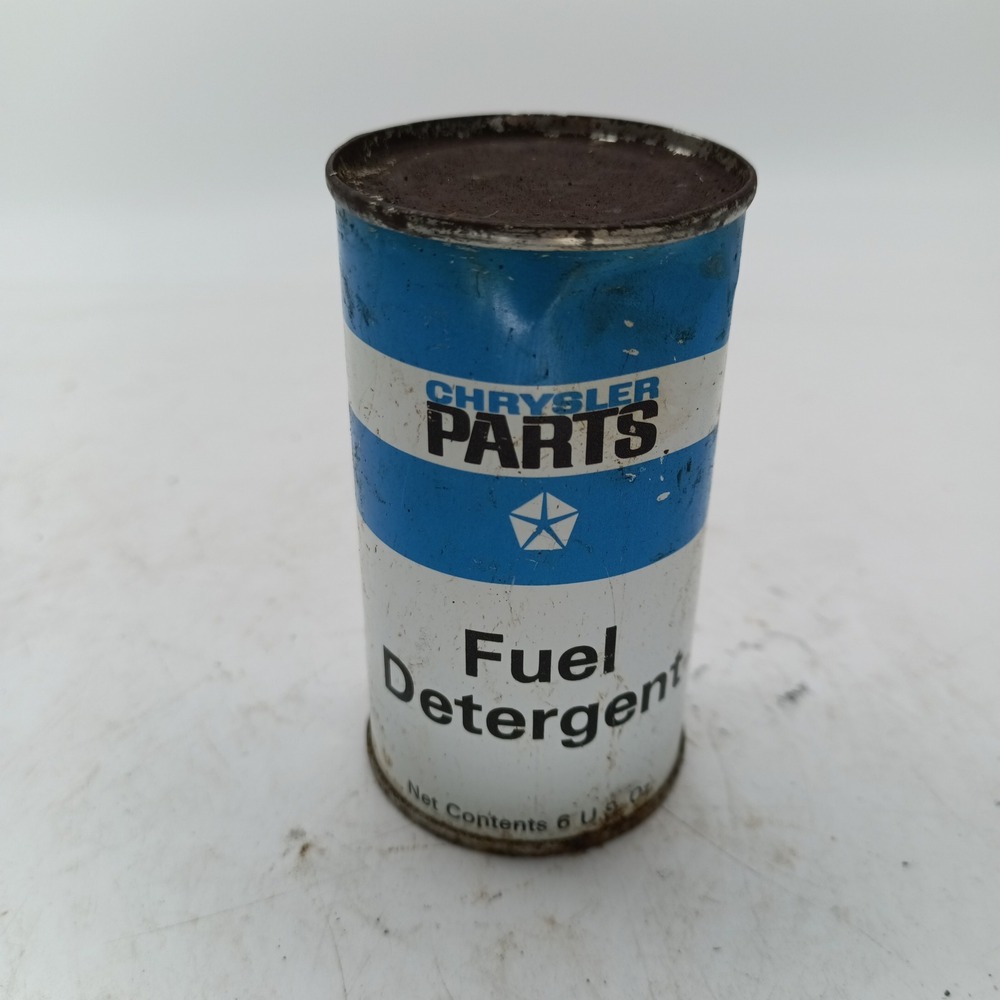 Vintage 1970s Mopar Chrysler Parts Fuel Detergent Can Full 6oz 3419 127 b5